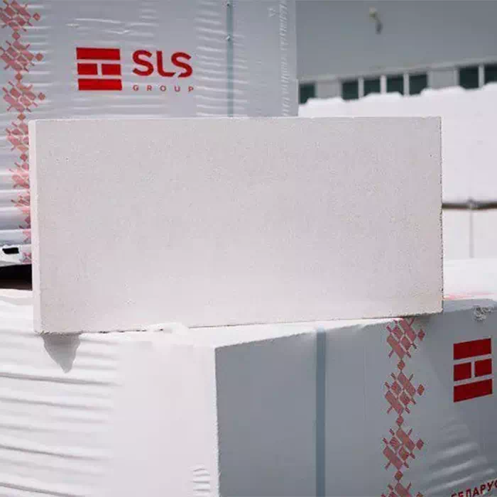 Газобетон Белорусский SLS D500 100х250х625 мм ровные грани с завода в СПб